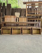 Rack TV rústico - 4 cajones - Imagen 2