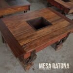 Mesa Ratona con Hielera central