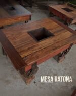 Mesa Ratona con Hielera central
