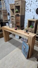 Mesa de Arrimo Rustico - Imagen 2